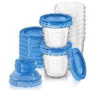 Parapharmacie en ligne > Bébé & Maman > Produits pour maman > Produits et accessoires pour l'allaitement Avent 10 Pots de Conservation de Lait Maternel SCF618/10