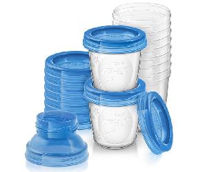 Avent modèle SCF618/10 10 pots 180ml et couvercles