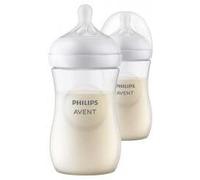 Avent Natural Response 2 Biberons 260 ml 1 Mois et + - Boîte 2 biberons de 260 ml