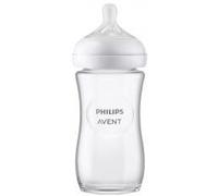 Philips AVENT Natural à Réponse Naturelle SCY933/01 Biberon verre 240ml - 1 pièce