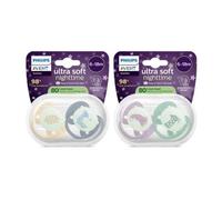 AVENT SCF094/12 Sucette Ultra soft Nuit 612M Mix
