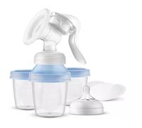 Avent Tire-lait manuel avec 3 tasses Naturel