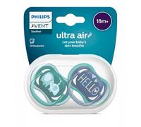 Philips Avent Set Ultra Air Sucette Elephant Love +18m 2uts