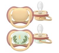 Philips AVENT Sucette Ultra Air Jour & Nuit 0-6 mois Sans BPA Lot de 2