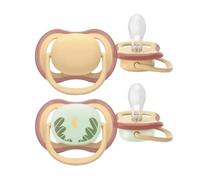 Philips AVENT Sucette Ultra Air Jour & Nuit 0-6 mois Sans BPA Lot de 2