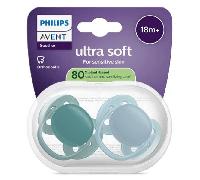 Avent Ultra Soft jour 18M+ Fun x2, sans BPA