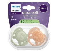 Philips AVENT Sucette +18 mois Ultra-douce Motif 2 pièces