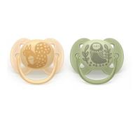 Philips AVENT Sucette Ultra Soft jour silicone ultra-douce 6-18 mois Imprimé Nature x2 Sans BPA