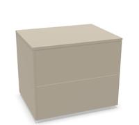 Aventa Sideboard Müller Möbelwerkstätten combinaison préférentielle 10 mélamine gris pierre / patins en plastique - MUELLER AVENTA KOMBI 10 STEIN KU