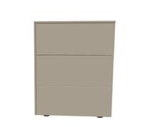 Aventa Sideboard Müller Möbelwerkstätten Combinaison préférentielle 8 Mélamine gris pierre / Patins en plastique - MUELLER AVENTA KOMBI 8 STEIN KUN