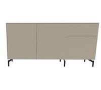 Aventa Sideboard Müller Möbelwerkstätten combinaison préférentielle 9 mélamine gris pierre / pied métallique - MUELLER AVENTA KOMB 9 STEI FUS