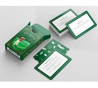AVENTURA Éditions - Jeu de Cartes Golf Challenge - 55 Défis pour Pimenter Vos Parcours - Idée Cadeau Golfeur, Homme, Femme - Fabriqué en France