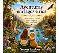 Aventuras em lagos e rios: Um livro para colorir sobre a água e seus habitantes
