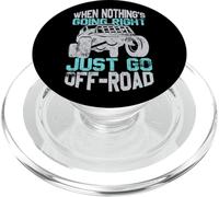 Aventure 4x4 Humour Rien ne va Droit Go Off-Road PopSockets PopGrip pour MagSafe
