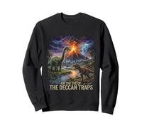 Aventure Artistique des Dinosaures dans Les Traps du Deccan Sweatshirt