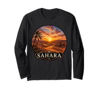 Aventure Artistique Vintage Exotique dans Le désert du Sahara Manche Longue