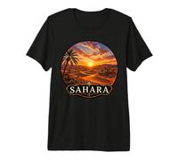 Aventure Artistique Vintage Exotique dans Le désert du Sahara T-Shirt Haut de Gamme
