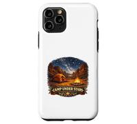 Aventure Autour d'un feu de Camp dans Le Desert Canyon Stargazer Coque pour iPhone 11 Pro