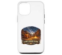 Aventure Autour d'un feu de Camp dans Le Desert Canyon Stargazer Coque pour iPhone 12/12 Pro