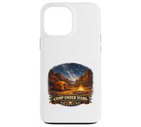 Aventure Autour d'un feu de Camp dans Le Desert Canyon Stargazer Coque pour iPhone 13 Pro Max