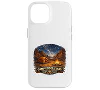 Aventure Autour d'un feu de Camp dans Le Desert Canyon Stargazer Coque pour iPhone 14