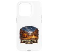 Aventure Autour d'un feu de Camp dans Le Desert Canyon Stargazer Coque pour iPhone 15 Pro