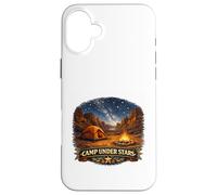 Aventure Autour d'un feu de Camp dans Le Desert Canyon Stargazer Coque pour iPhone 16 Plus
