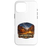 Aventure Autour d'un feu de Camp dans Le Desert Canyon Stargazer Coque pour iPhone 16 Pro Max