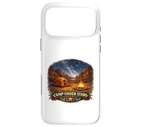 Aventure Autour d'un feu de Camp dans Le Desert Canyon Stargazer Coque pour iPhone 17 Pro Max