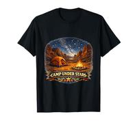 Aventure Autour d'un feu de Camp dans Le Desert Canyon Stargazer T-Shirt