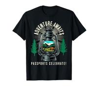 Aventure Commence sentiers Monde Exploration T-Shirt