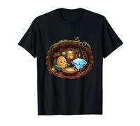 Aventure Confortable dans Une Grotte de Diamants et de Pommes de Terre de Kawaii T-Shirt