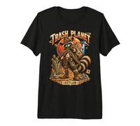 Aventure Cosmique de Raton Laveur Hors-la-Loi T-Shirt Haut de Gamme