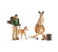 Schleich 42550 Aventure dans L’Outback, dès 3 Ans, Wild Life - Coffret, 9 pièces