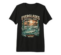 Aventure dans Le Parc National des Everglades en Floride T-Shirt Haut de Gamme