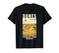 Aventure dans Le Parc National des Indiana Dunes T-Shirt Graphique avec Valeur