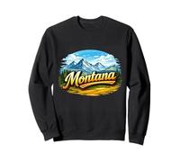 Aventure dans Le Paysage Sauvage des Montagnes du Montana Sweatshirt