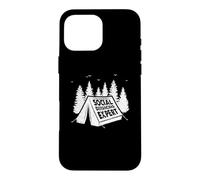 Aventure de Camping Expert en distanciation Sociale Coque pour iPhone 16 Pro Max
