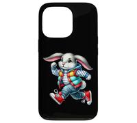 Aventure de course à pied lapin mignon dans un style cool Coque pour iPhone 13 Pro
