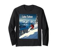 Aventure de Ski d'hiver sur Le lac Tahoe Manche Longue