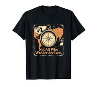 Aventure de Voyage « Not All That Wander are Lost » T-Shirt