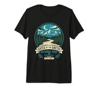 Aventure en Alaska dans Le Parc National des Portes de l'Arctique T-Shirt Haut de Gamme