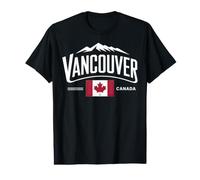 Aventure en Chalet de Montagne à Vancouver Travel City T-Shirt Graphique avec Valeur