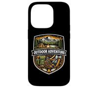 Aventure en Plein air Nature Exploration Mindset Trail Living Coque pour iPhone 14 Pro