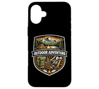 Aventure en Plein air Nature Exploration Mindset Trail Living Coque pour iPhone 16 Plus