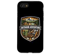 Aventure en Plein air Nature Exploration Mindset Trail Living Coque pour iPhone SE (2020) / 7/8