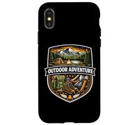 Aventure en Plein air Nature Exploration Mindset Trail Living Coque pour iPhone X/XS