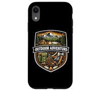 Aventure en Plein air Nature Exploration Mindset Trail Living Coque pour iPhone XR