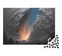 Aventure Grotte Fantaisie 1000 Teile Puzzle 1000 Teile Hochwertiger Karton Für Gruppen Brain Training Stressabbau Entspannung Partyspiel Familienaktivität 52x38cm/1000pcs