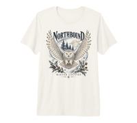 Aventure hivernale avec Le Hibou des neiges T-Shirt Haut de Gamme